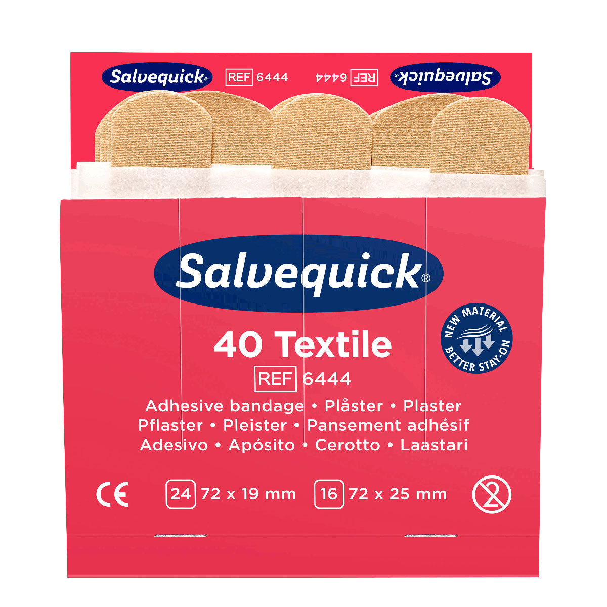 Cederroth Salvequick Fabric Plasters (6 x 40 PACK) Image 1