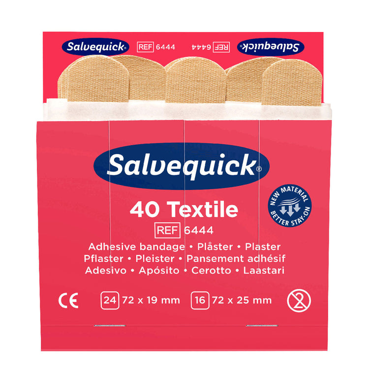 Cederroth Salvequick Fabric Plasters (6 x 40 PACK) Image 1