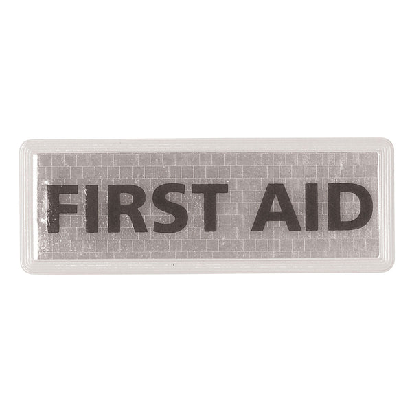 First Aid Reflective Badge Large Image 1