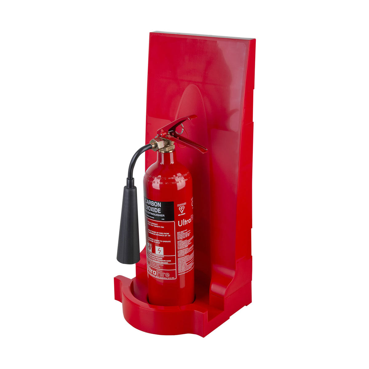 Single Two-Part Fire Extinguisher Stand Image 2