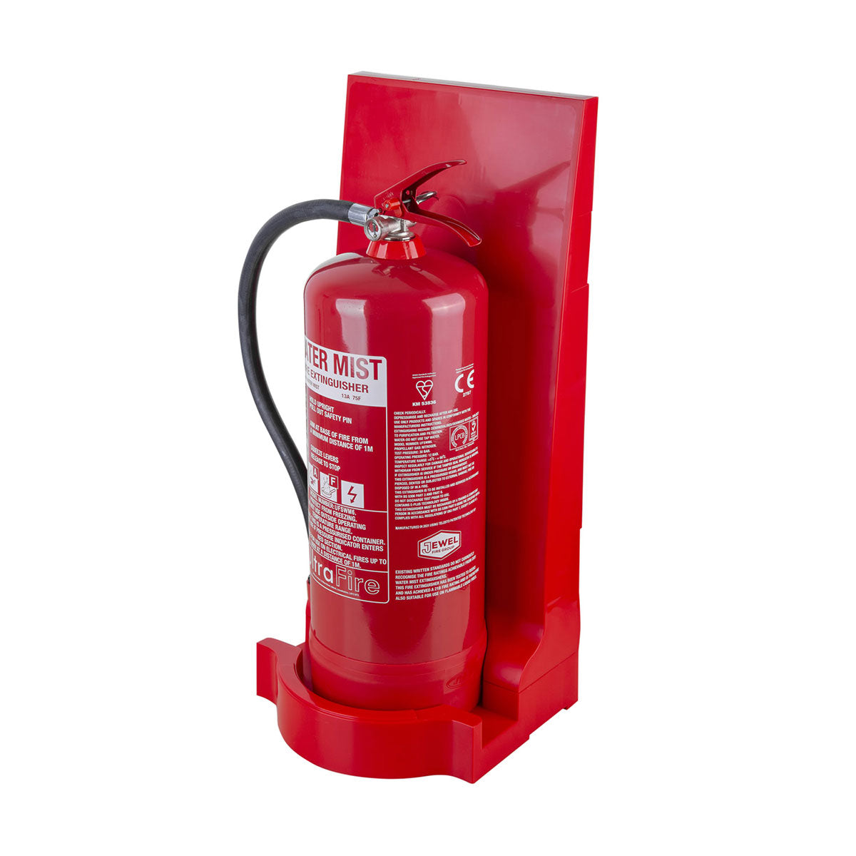 Single Two-Part Fire Extinguisher Stand Image 7
