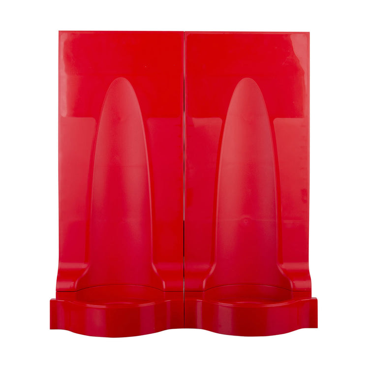 Double Two-Part Fire Extinguisher Stand Image 1