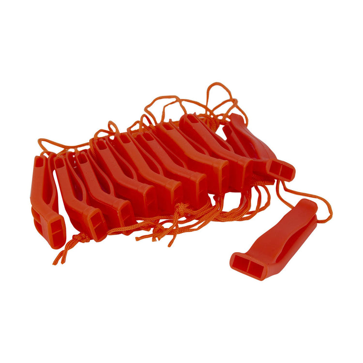 Orange Emergency Whistles (10 PACK) Image 2