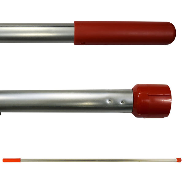 Aluminium Interchangeable Mop Handle Red.
