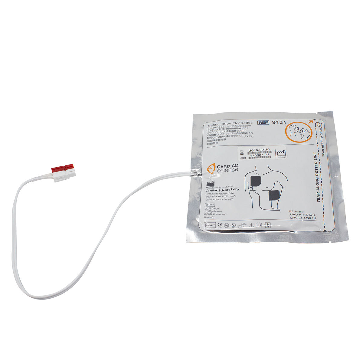 Powerheart G3 Adult Defibrillation Pads Image 1