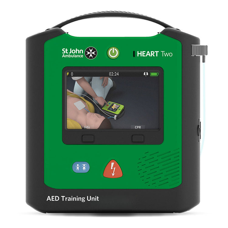 The front of the St John Ambulance HEART Two Trainer.