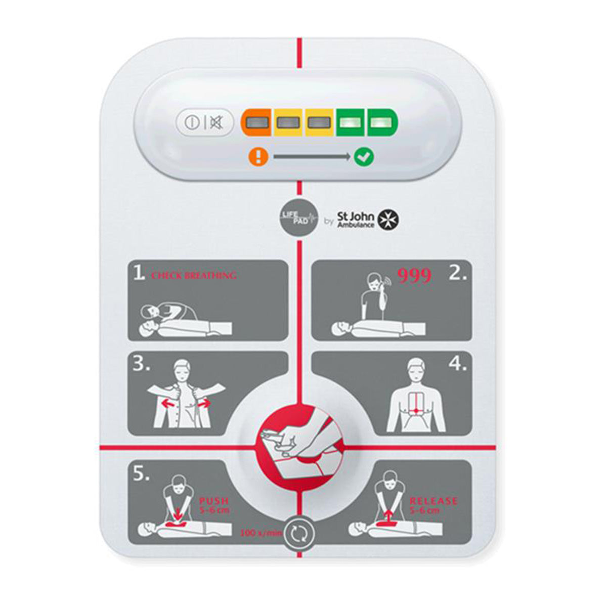 St John Ambulance LifePad Resuscitation Aid