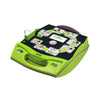 The inside of the ZOLL AED Plus Fully Automatic Defibrillator.