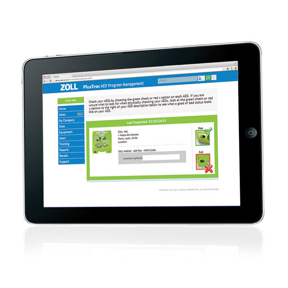 ZOLL PlusTrac AED Programme Management 1 Year Image 3