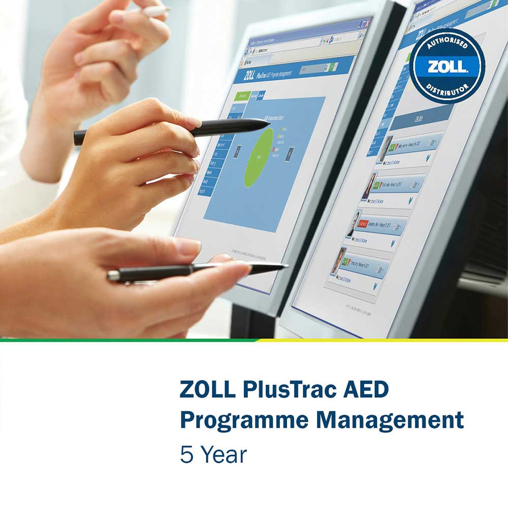 ZOLL PlusTrac AED Programme Management 5 Year - St John Ambulance