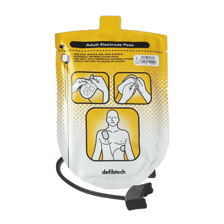 Defibtech Lifeline AED Adult Defibrillator Pads Image 1