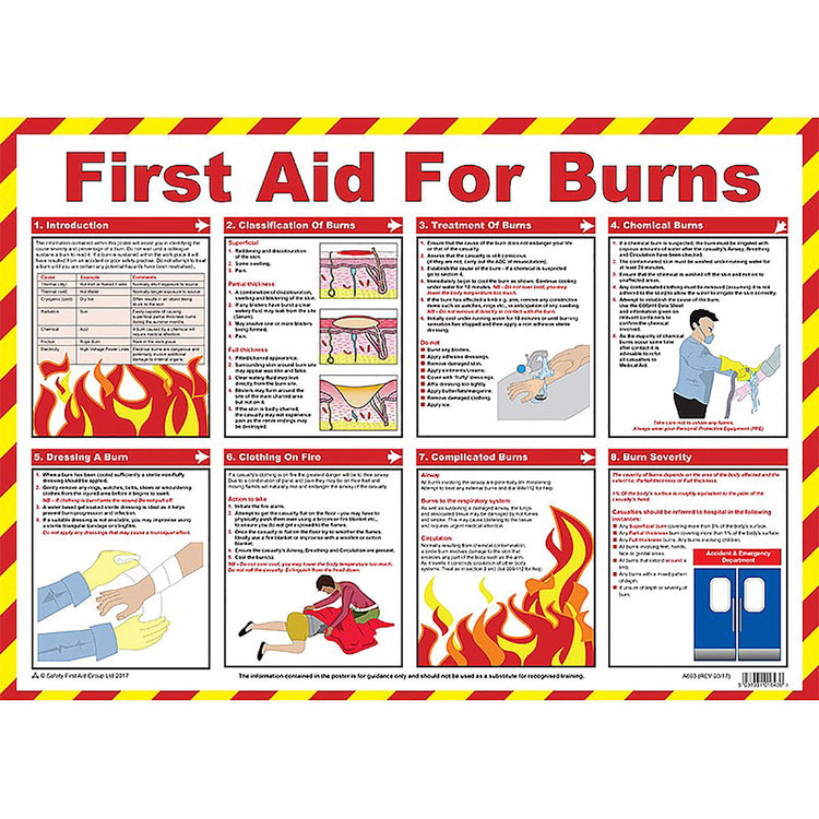 First Aid for Burns Poster Image 1