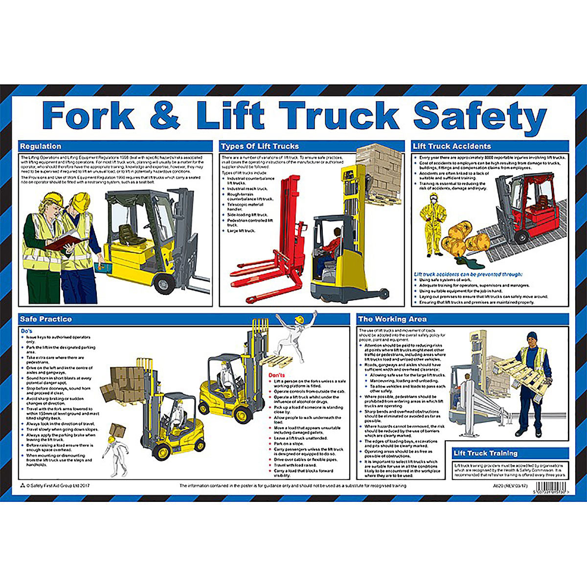 Fork and Lift Truck Safety Poster Image 1