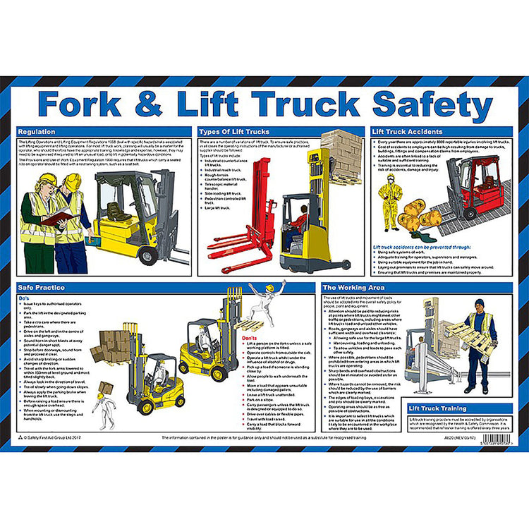 Fork and Lift Truck Safety Poster Image 1