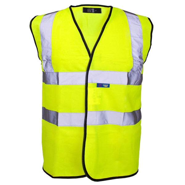 Supertouch Hi-Visibility Waistcoat Yellow Image 1