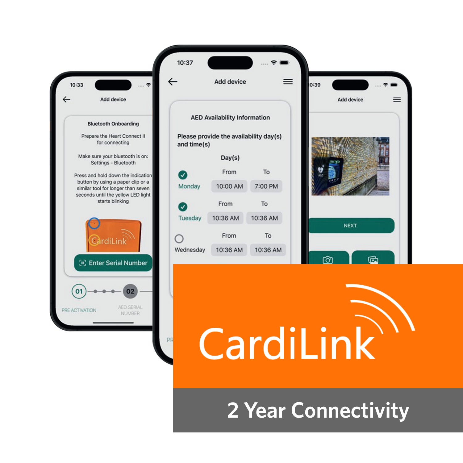 CardiLink AED Defibrillator Remote Monitoring 2 Year Connectivity