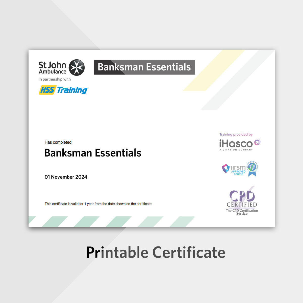 Banksman Essentials eLearning