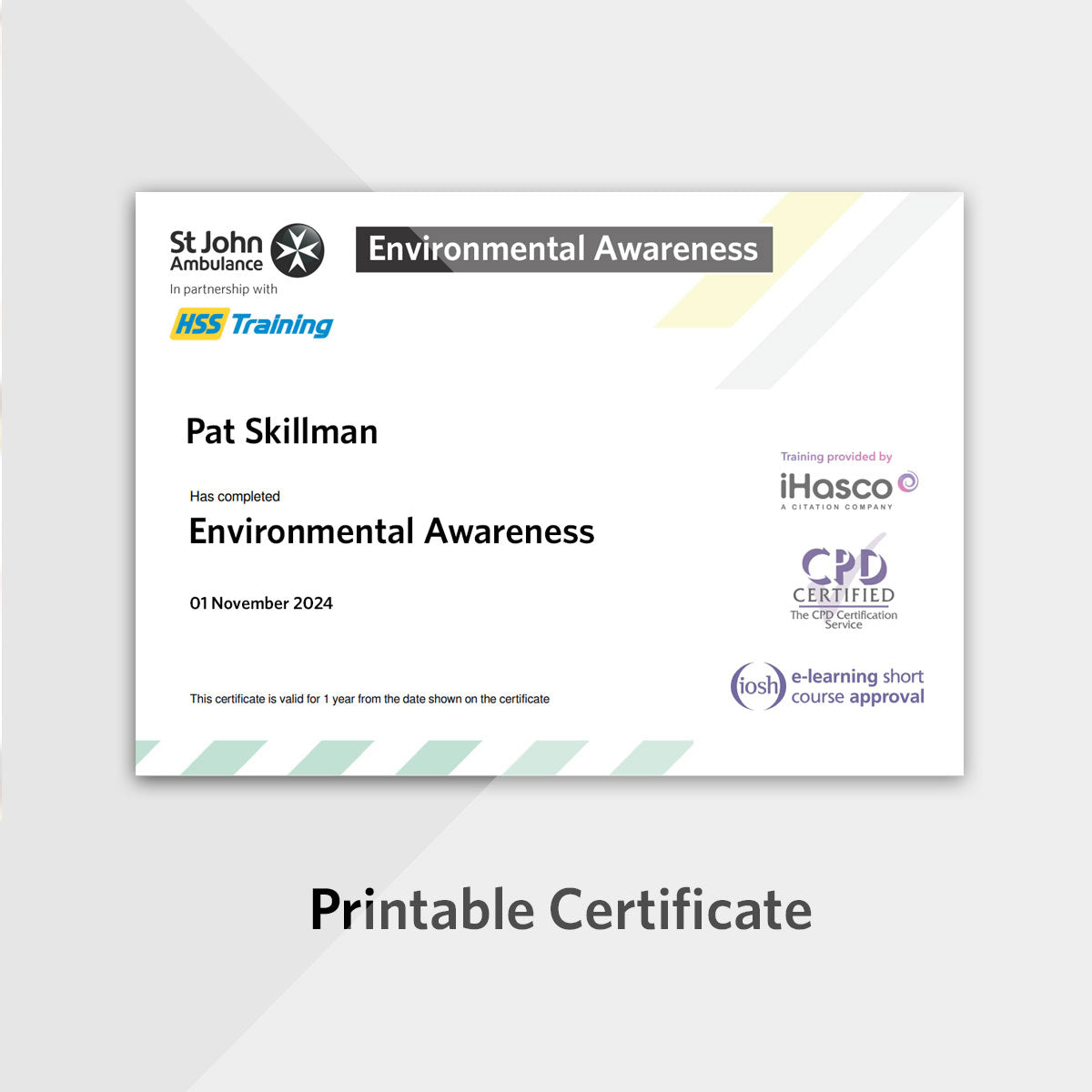 Environmental Awareness eLearning