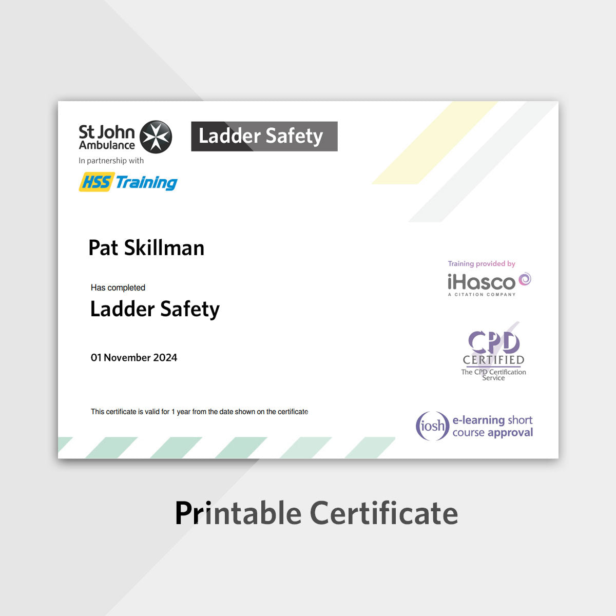 Ladder Safety eLearning