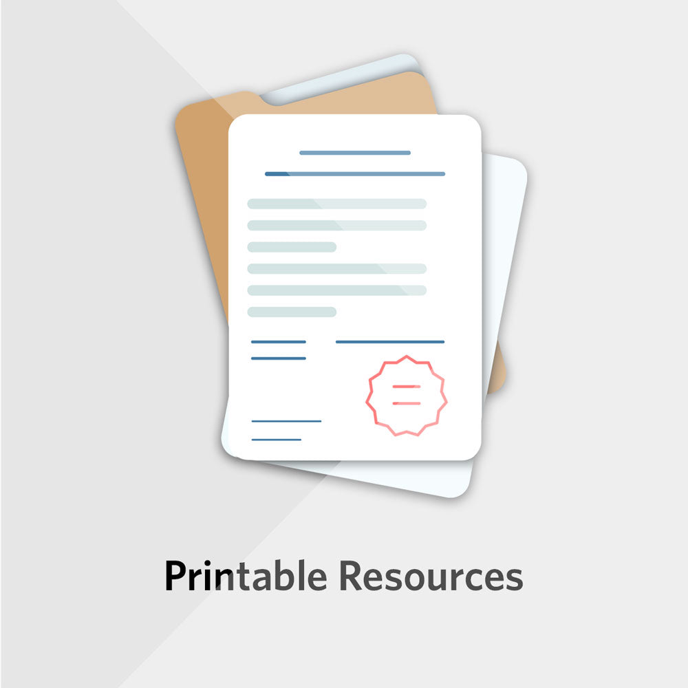 Printable resources.