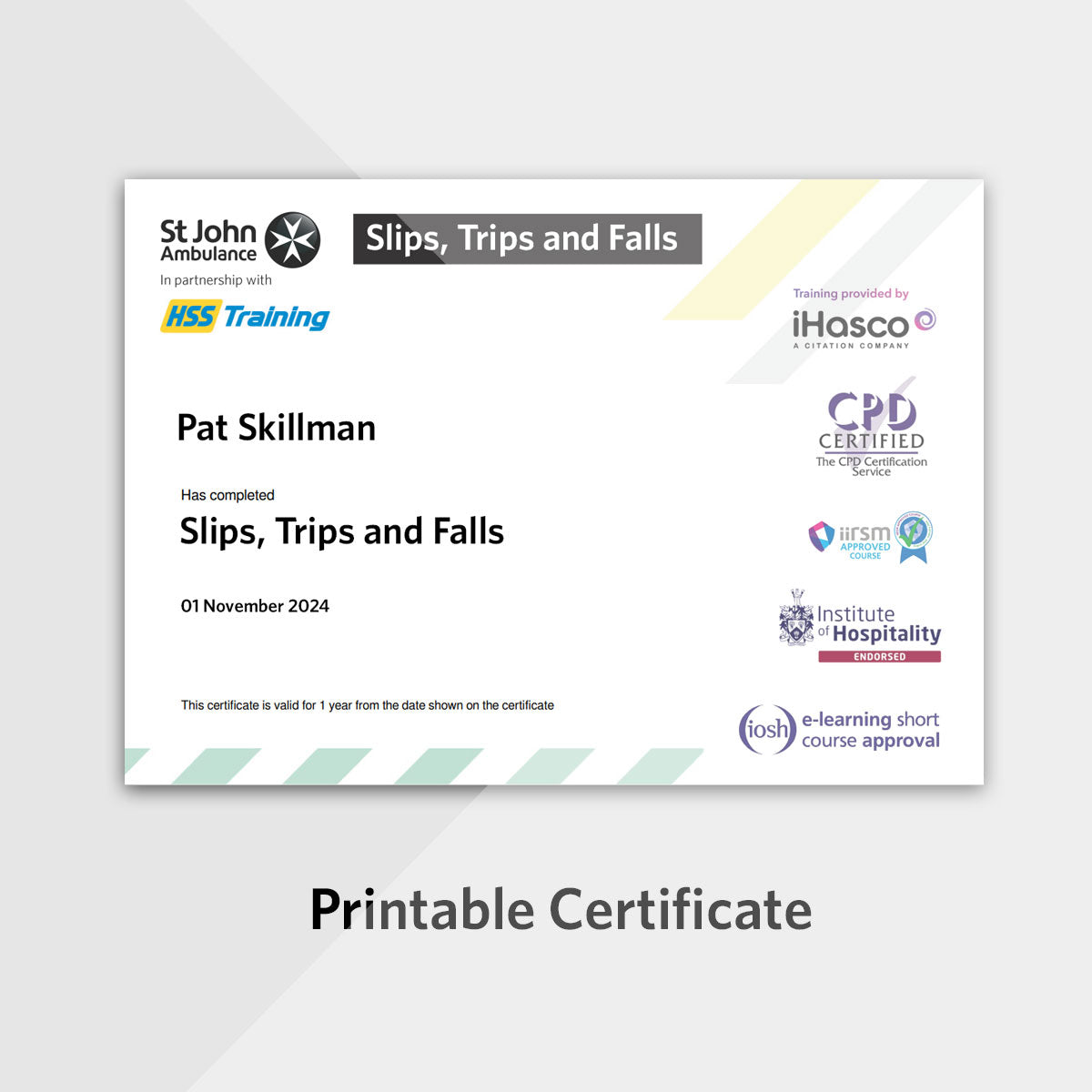Slips, Trips and Falls eLearning