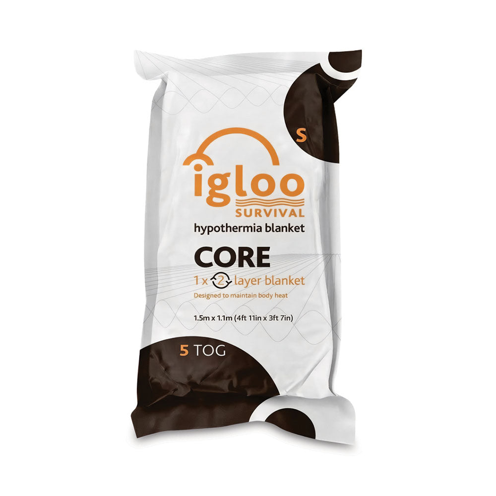 The Igloo CORE Hypothermia Blanket, small.