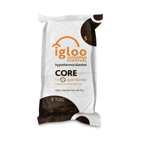 The Igloo CORE Hypothermia Blanket, small.