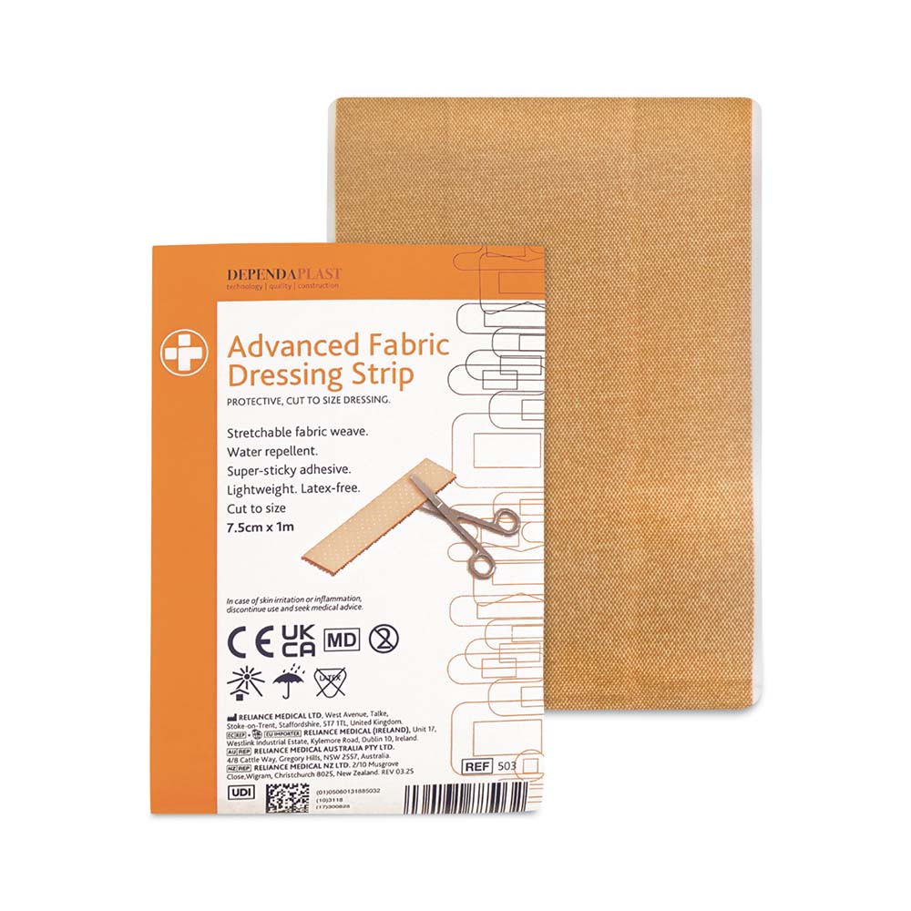 Dependaplast Advanced Fabric Dressing Strip 7.5cm x 1m