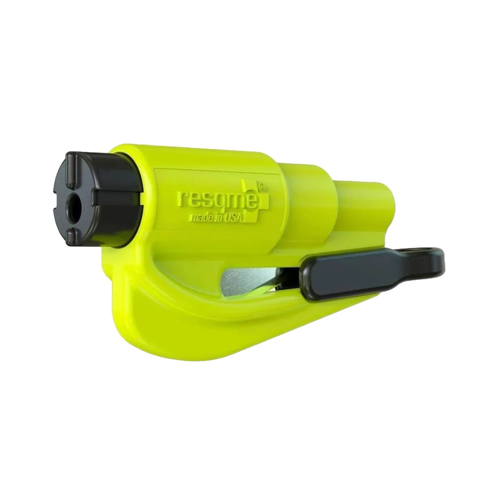 The ResQMe 2-in-1 Rescue Tool, in yellow.