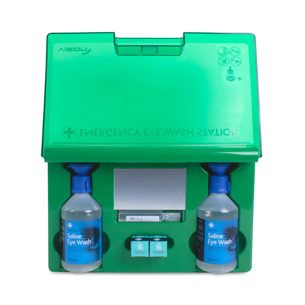 The VISION Emergency Eye Wash Station, opened.