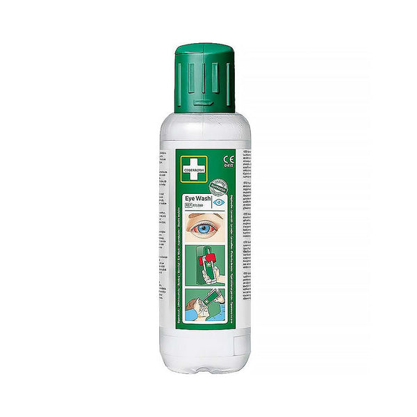 A single 500ml bottle of Cederroth Eye Wash.