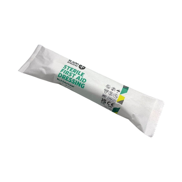 The St John Ambulance First Aid Dressing No.3 Extra Large.