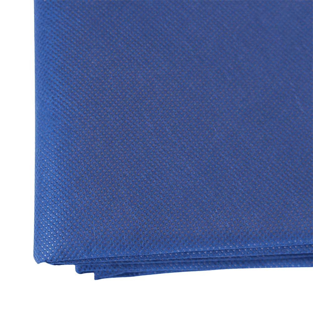 An extreme close-up of the Interweave Healthcare Ambulance Fitted Stretcher Sheet, showing its fabric and stitching details.