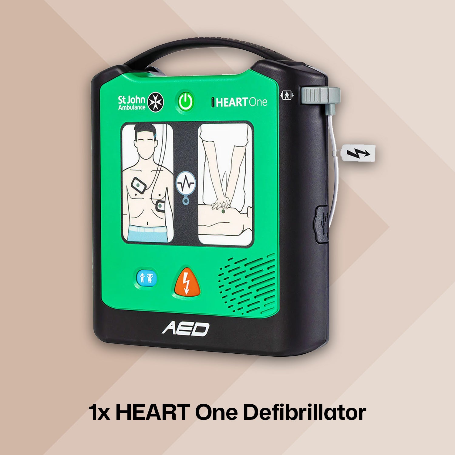 Motoring First Aid Bundle + St John Ambulance Heart One Defibrillator