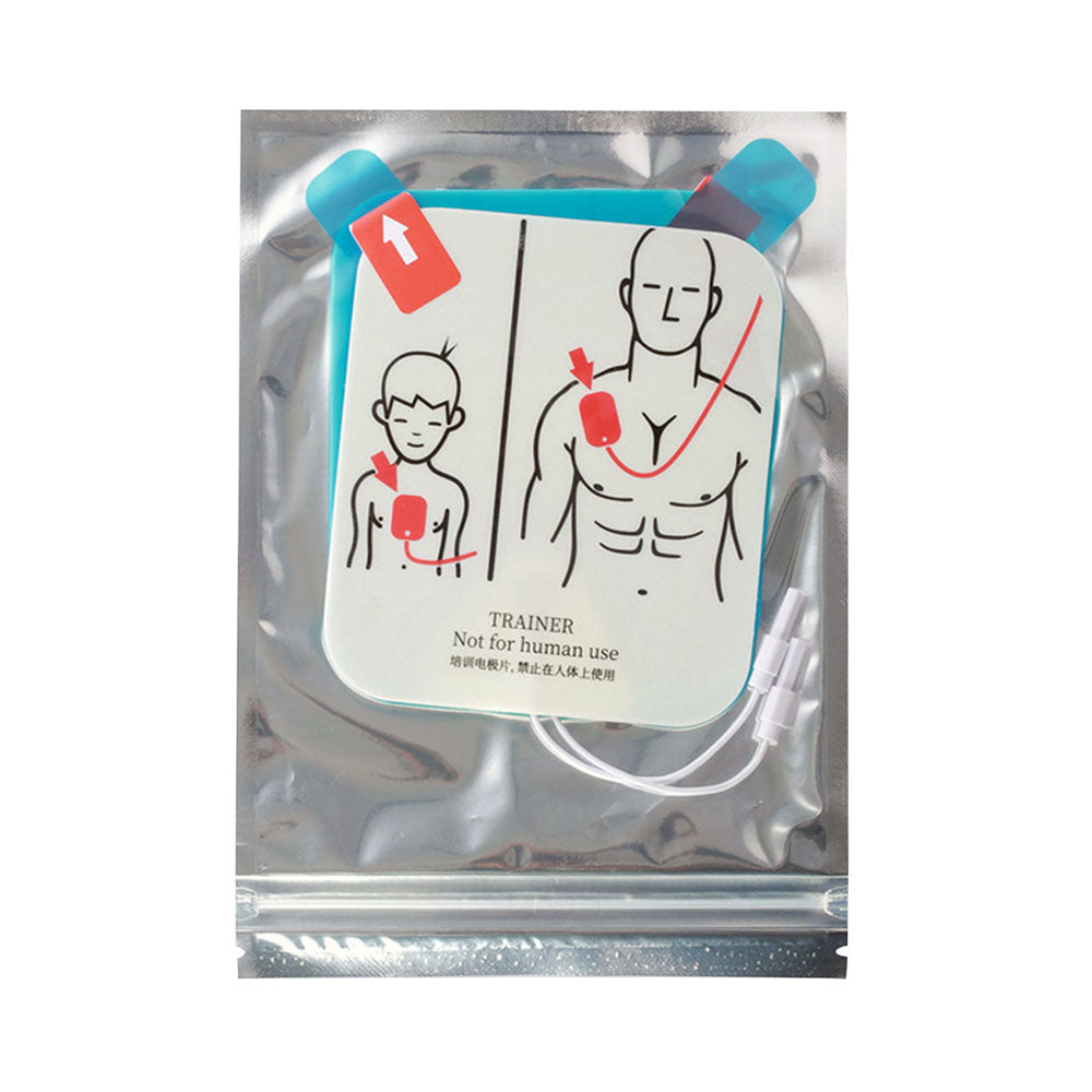 The front of the packaging for the St John Ambulance HEART Trainer Pads.