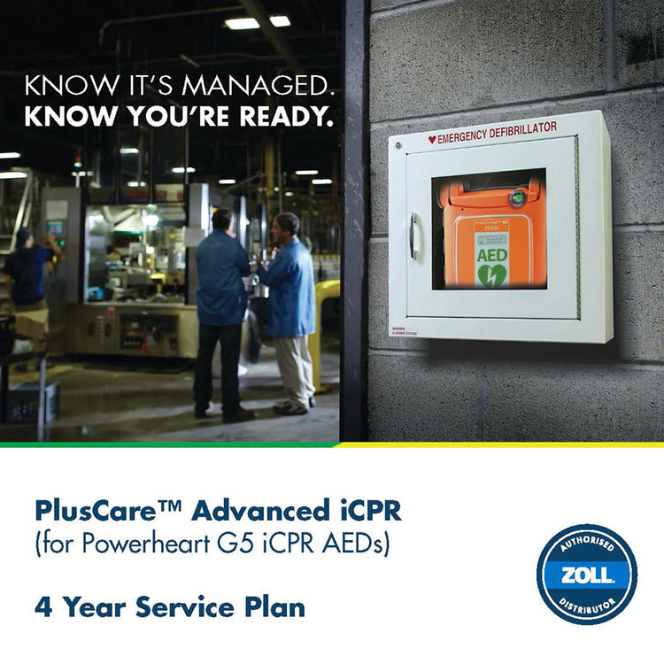 ZOLL PlusCare Advanced iCPR 4 Year Service Plan.