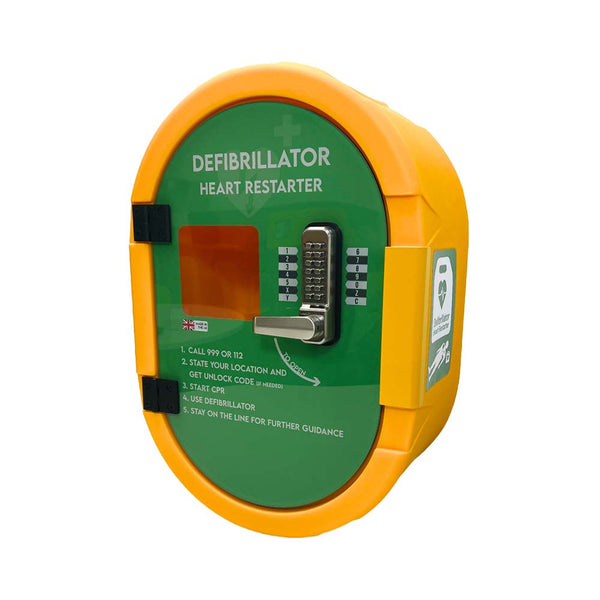 The front of the DefibSafe 2 External Lockable Cabinet.