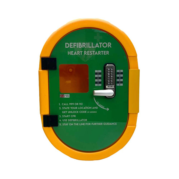 The DefibSafe 2 External Lockable Cabinet, closed.