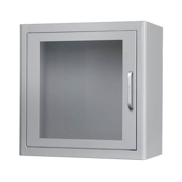 The ARKY Indoor Cabinet White, closed.