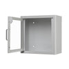 The ARKY Indoor Cabinet White, opened.