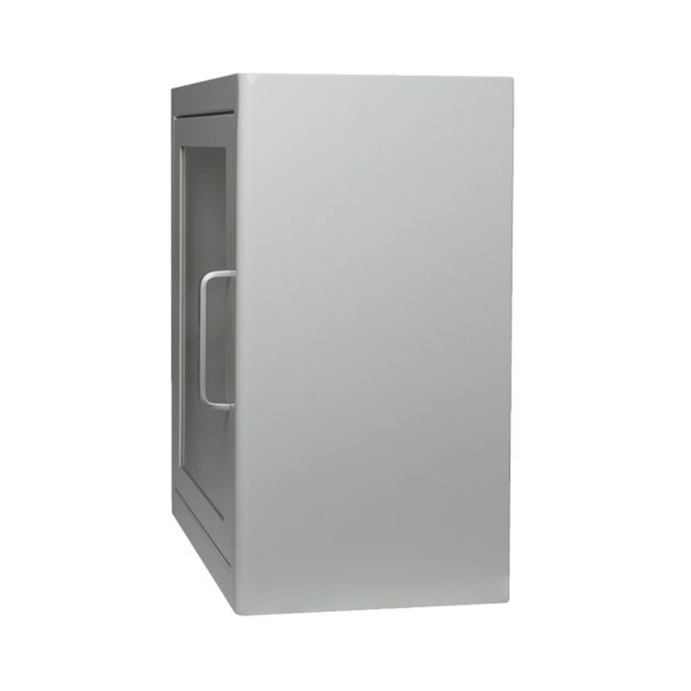 The side of the ARKY Indoor Cabinet White.