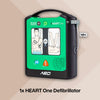 HEART One Semi Automatic Defibrillator Bundle with Carry Case