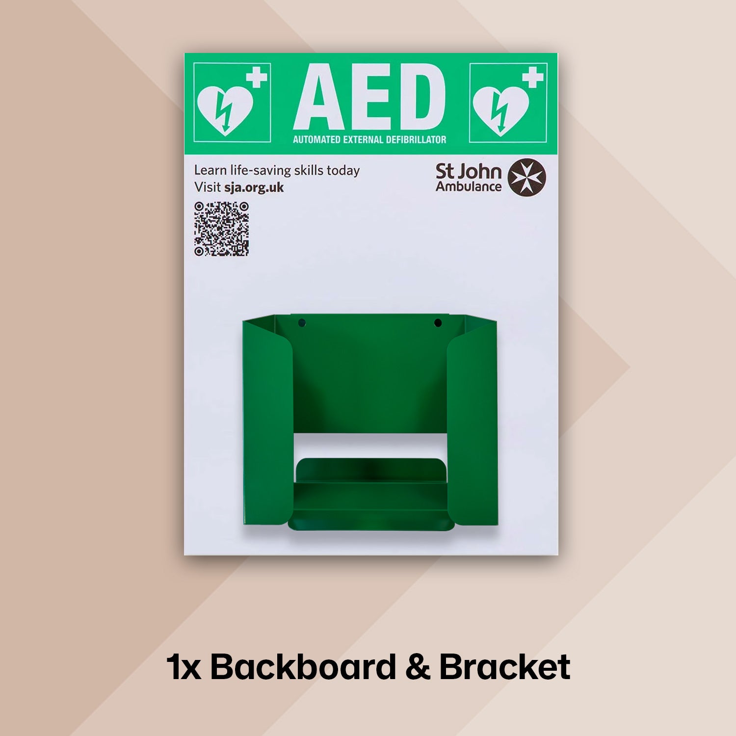 HEART Two Semi Automatic Defibrillator Bundle with Bracket