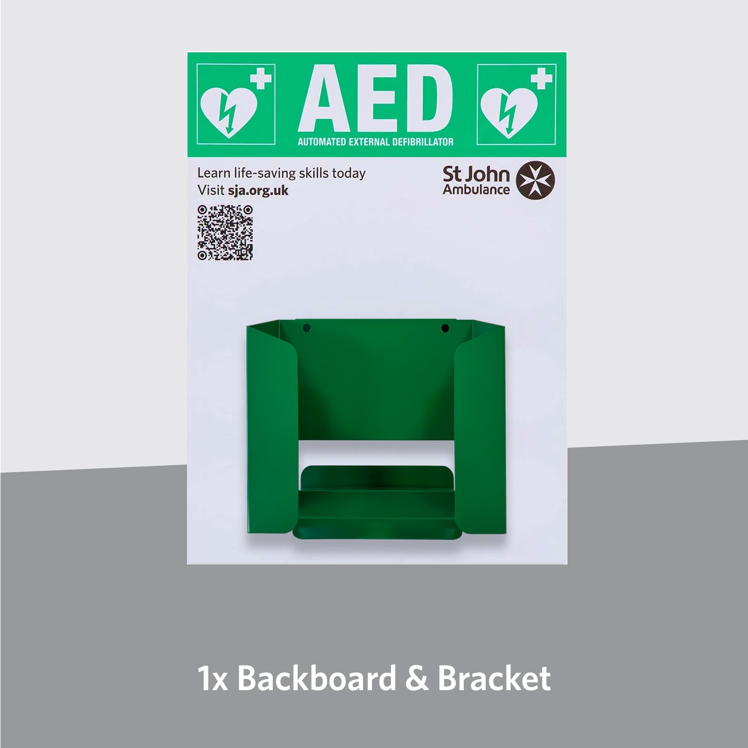 St John Ambulance HEART Two Semi Automatic Defibrillator Bundle with Bracket