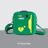 St John Ambulance Heart Two Semi Automatic Defibrillator Bundle with External Locked Cabinet
