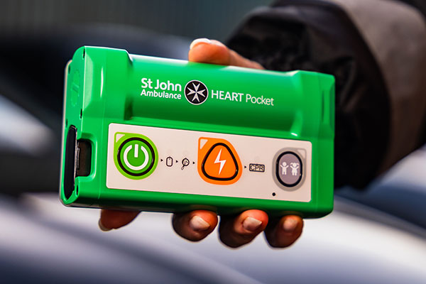 Heart Pocket Defibrillator - St John Ambulance