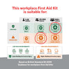 St John Ambulance Large Workplace First Aid Kit Grab Bag BS-8599-1:2019