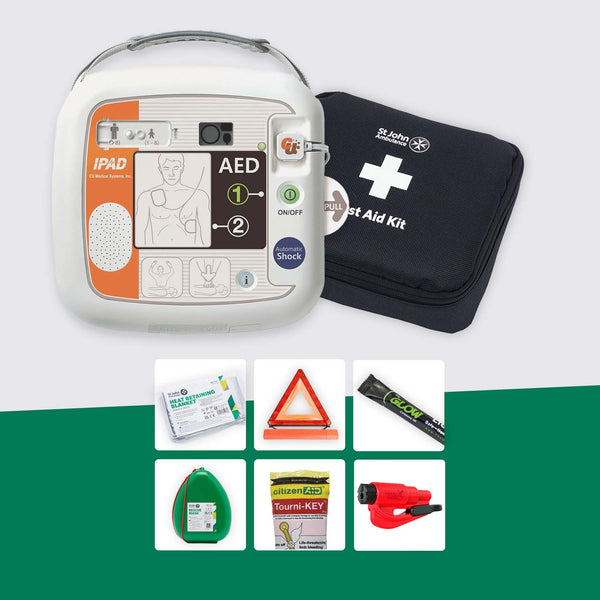 Motoring First Aid Bundle + iPAD NFK200 Defibrillator