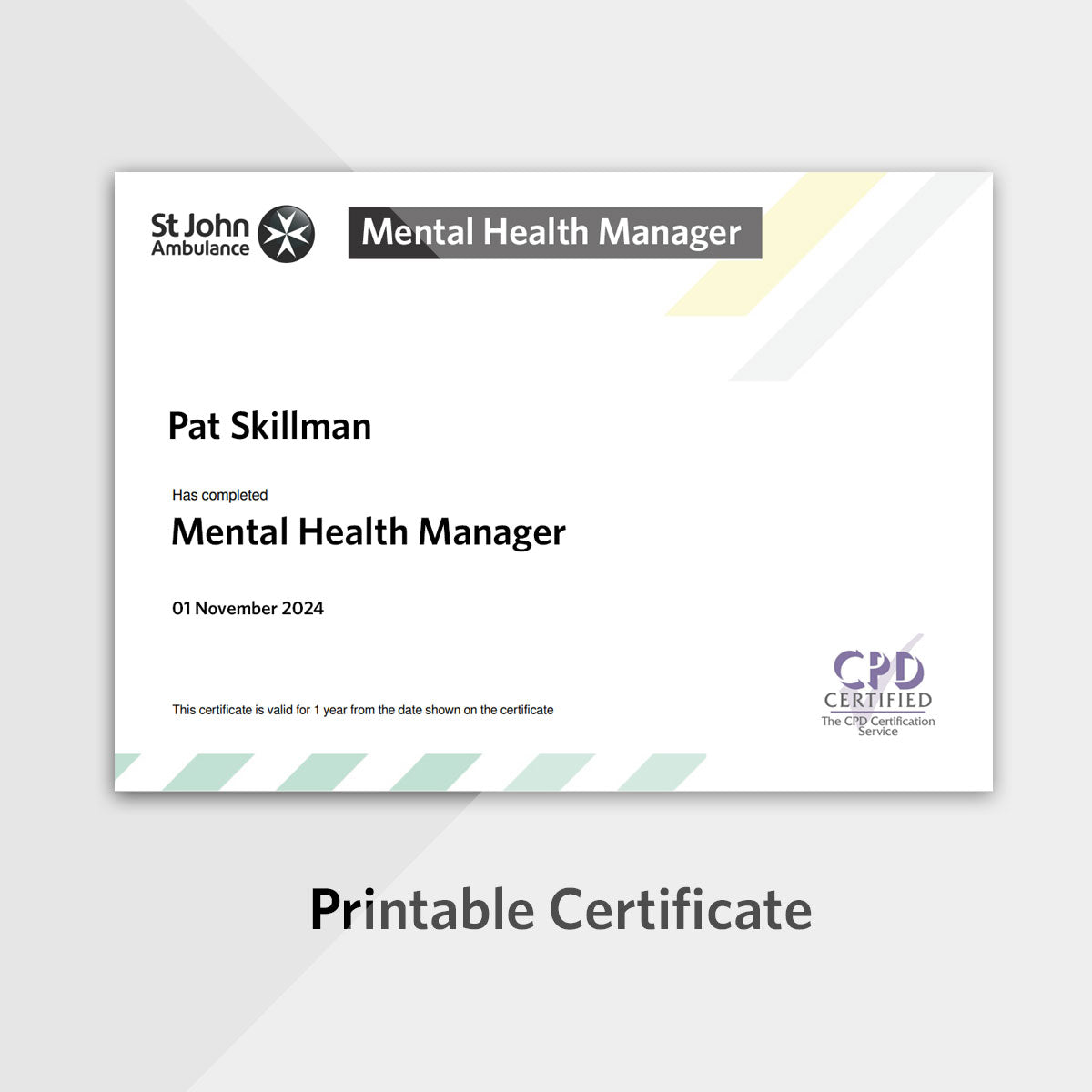 Mental Health Manager eLearning