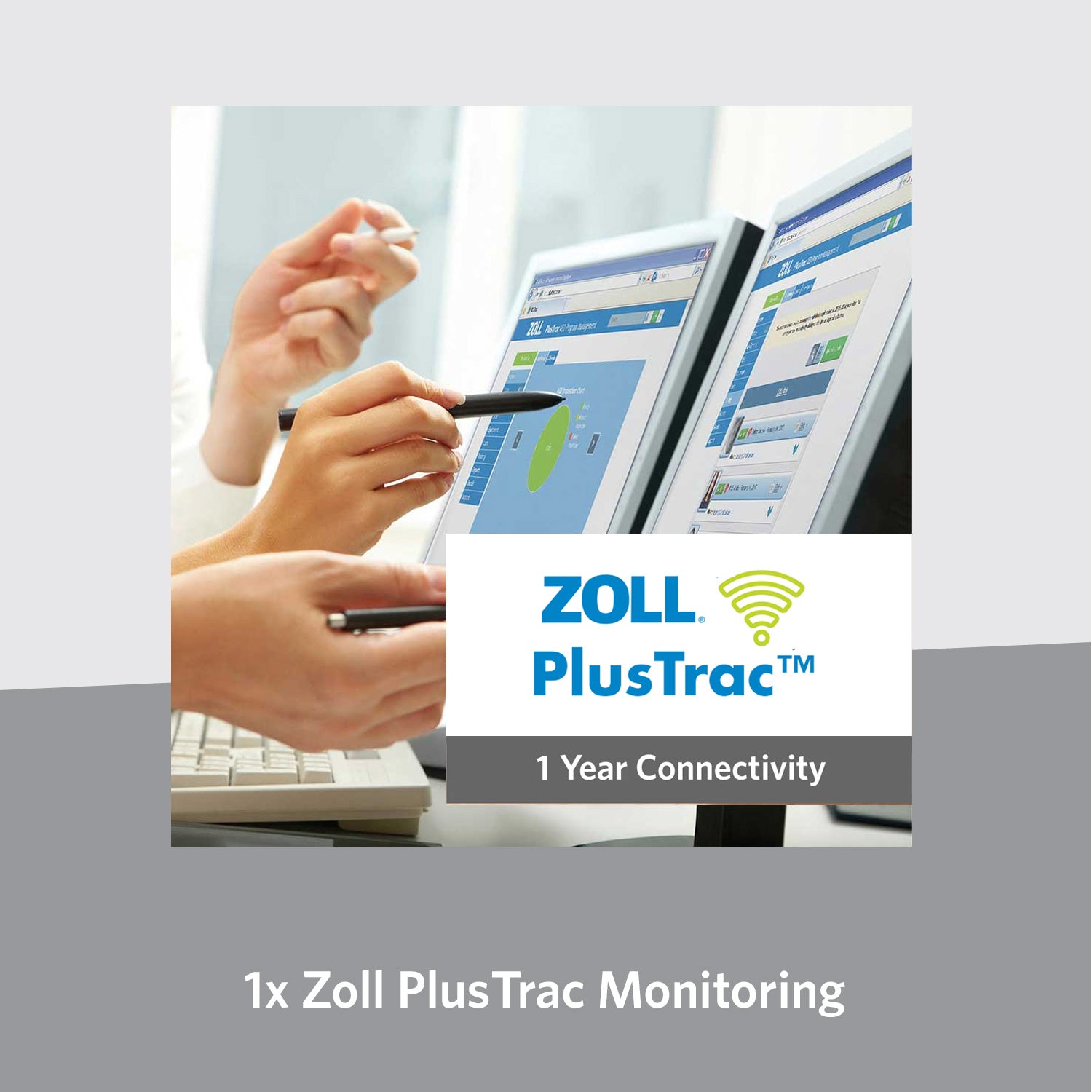 ZOLL AED PLUS Fully Automatic Defibrillator Premium Bundle with Bracket